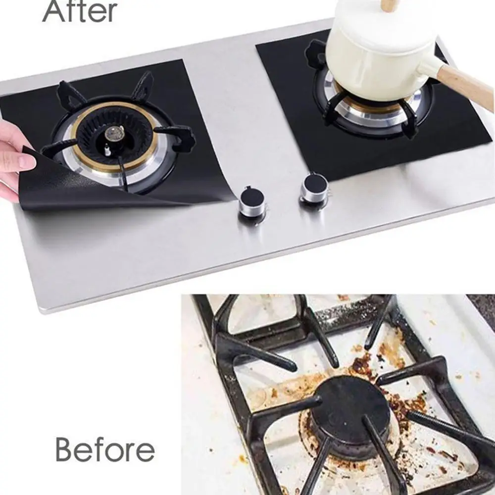 8PCS Kitchen Gadgets The Reusable Gas Cover Stove Burner Mat Anti Fouling Oil Surface Insulation Cleaning 1 8PCS Kitchen Gadgets The Reusable Gas Cover Stove Burner Mat Anti Fouling Oil Surface Insulation Cleaning 2