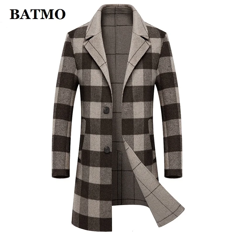BATMO 2019 new arrival autumn high quality 60% wool long trench coat men,men's wool jackets,88507 BATMO 2019 new arrival autumn high quality 60% wool long trench coat men,men's wool jackets,88507