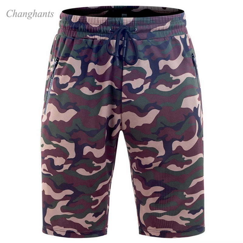 Camouflage 1 Новые модели мужские шорты для бега камуфляжные/серые баскетбольные майки быстросохнущая Спортивная одежда для йоги эластичный спортивный для спортивного зала шорты - Цвет: Camouflage 1