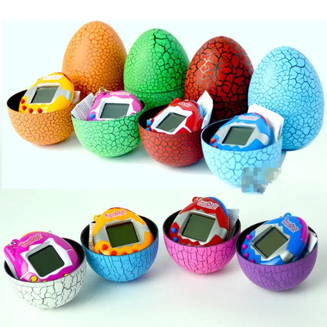 New Tumbler Dinosaur Egg Multi-colors  Virtual Cyber Digital Pet Game Toy Tamagotchis Digital Electronic E-Pet Christmas Gift 2