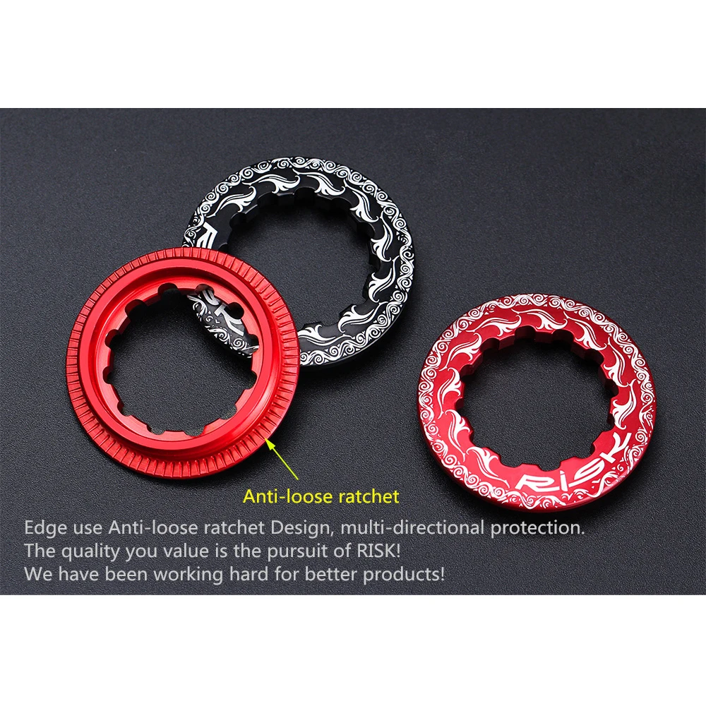 Bicycle Cassette Bicycle Sprocket Gear Bike Sprocket Bike Freewheel 11T Flywheel Cover Flywheel Cap Aluminum Alloy Cassette Locking Ring For Mountain Road Bike Bicycle CNC Locked Washer