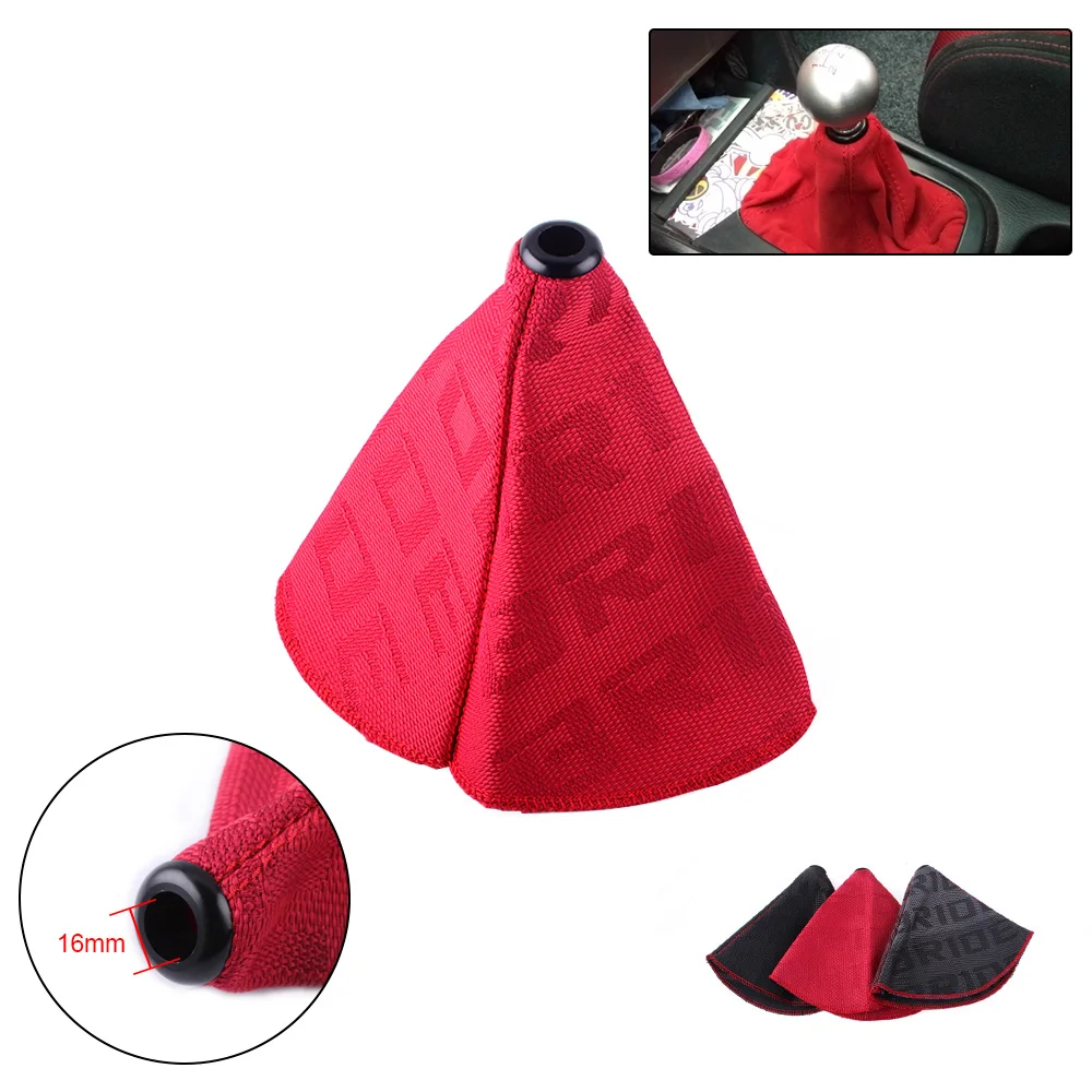 Automotive JDM Bride Racing Hyper Fabric shift knob Shifter Boot Cover