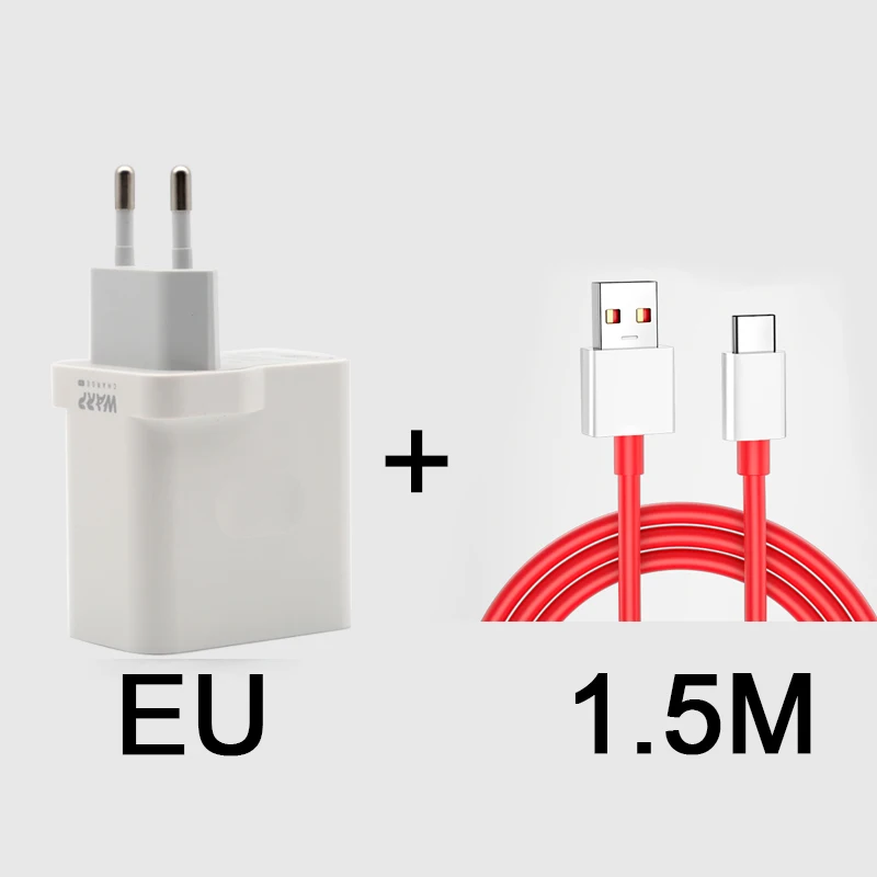 usb c 5v 3a Original 6A Warp Charger Cable 1/1 5/2M USB Dash Fast Charging Data Cable for Oneplus 3T 5T 5T 6T 7T 7 Pro 65 w charger Chargers