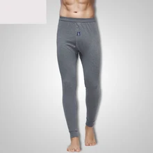 Новое мужское термобелье штаны Зимние теплые хлопковые длинные леггинсы брюки термобелье мужские нижнее белье