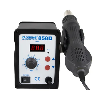 Buy YAOGONG 858D Hot Air SMD Rework Station Heat Gun SMT Solder Soldering Iron Welding Repair Tools