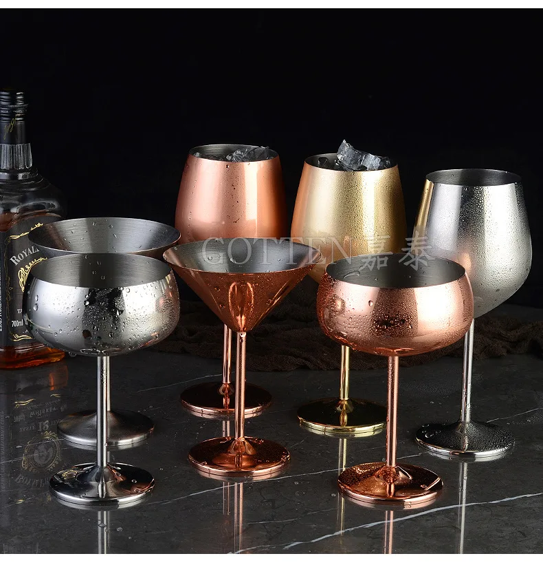 304 Stainless Steel Champagne Flutes Glasses  304 Stainless Steel Wine  Glasses Cup - Glass - Aliexpress