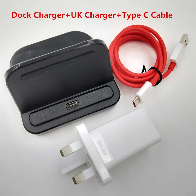 UK Sets Usb type C Dash Dock Oneplus 6 настольное зарядное устройство док-станция быстрый адаптер для One plus 7 7T 6 6T 5T 5 3t 3 2 Зарядная база - Тип штекера: UK Sets