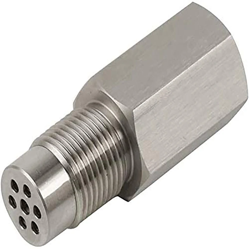 Stainless Steel M18x1.5 O2 Oxygen Sensor Spacer Adapter Connector