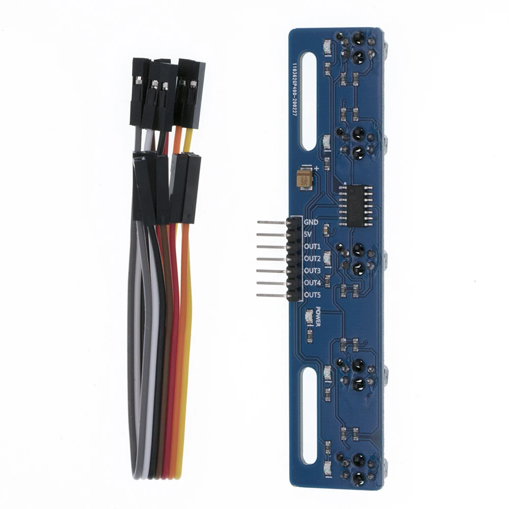 Miwaimao 5 Channel Infrared Reflective Sensor TCRT5000 Kit 5 Way//Road IR Photoelectric Switch Barrier Line Track Module