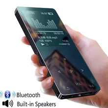 MP4 плеер с bluetooth Спорт mp3 mp4 музыкальный плеер ith динамик Портативный mp 4 медиа тонкий сенсорный экран fm Радио Видео Hifi 16 Гб