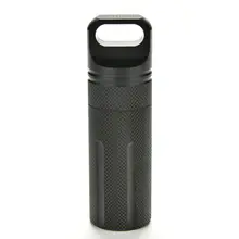 Outdoor Outdoor Waterproof Bottles Emergency First Aid Survival Pill Bottle Camping EDC Tank Box for Cigarettes Matches