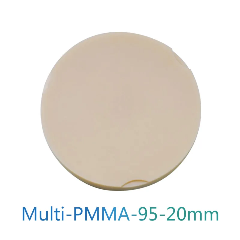 95*20 мм PMMA многослойная CAD CAM система для временного моста короны