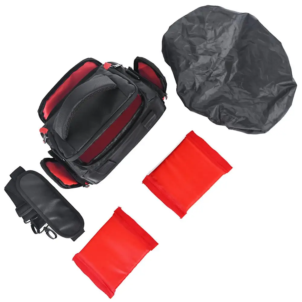 Fusitu Waterproof Digital Camera Bag Professional DSLR Camera Shoulder Bag Video Case For Sony Lens Canon Nikon Pouch camera case