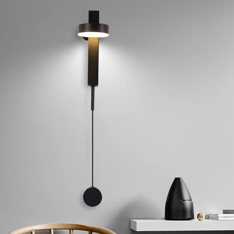 Lâmpada de Parede Sala de Estar Conduziu a Lâmpada Luz do Hotel Criativo Moderna Corredor Decorar Cama Parede Retângulo Iluminação Led Pós 9 conduziu a lâmpada luz do hotel retângulo iluminação parede