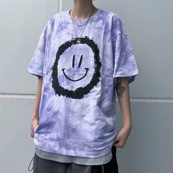 

Smiling Face Funny Letter Hip Hop Punk Style O-Neck Pullovers Sweater Men Women 2020 Winter Sweater Streetwear Hip hop Clothes