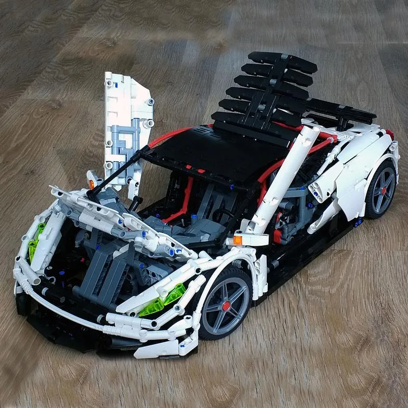 Технология серии MOC-14052 Ultimatum GTR V10 спортивный автомобиль строительные блоки кирпичи diy игрушка на день рождения Рождественский подарок