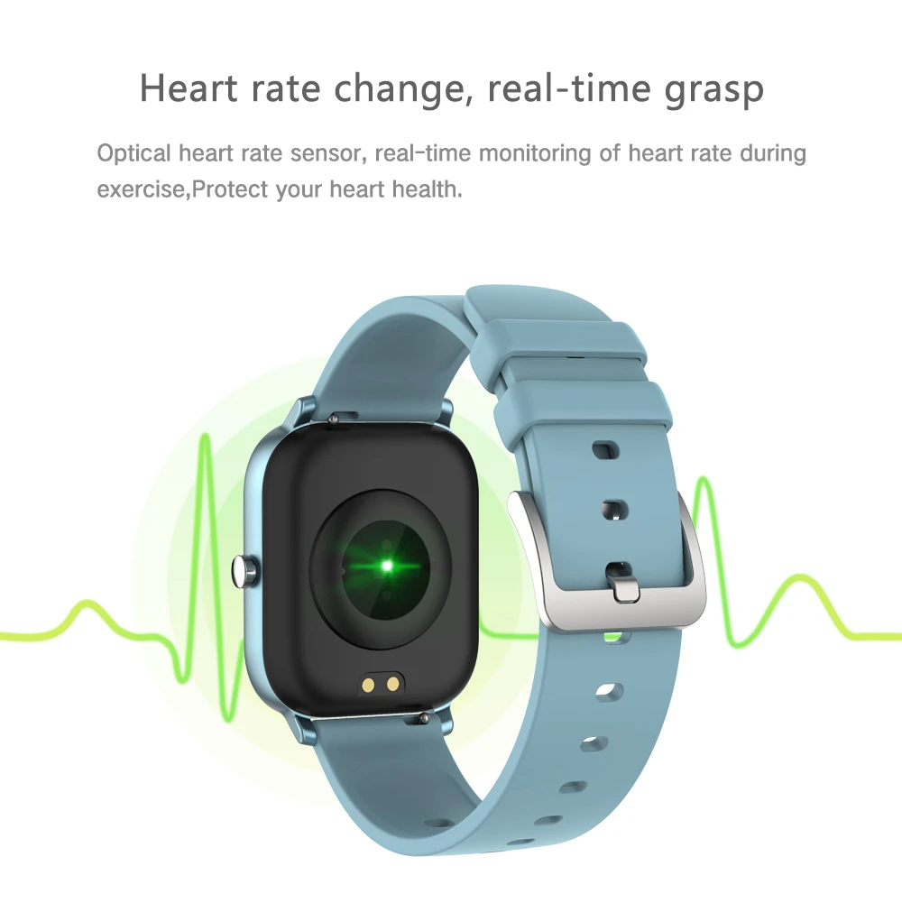 Sensível ao Toque Inteligente para Mulheres dos Homens Ip67 à Prova Relógio Inteligente Bluetooth Freqüência Cardíaca Ler Notificações Tela Completa Dip67 Água Esportes 2021 p8 4 2020 p8 relógio inteligente bluetooth freqüência cardíaca