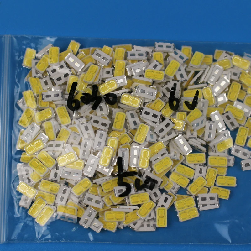 TKDMR, 50 шт./лот, LG SMD СВЕТОДИОДНЫЙ 6030, 6 В, 1 Вт, холодный белый, для телевизора, светодиодный, с подсветкой