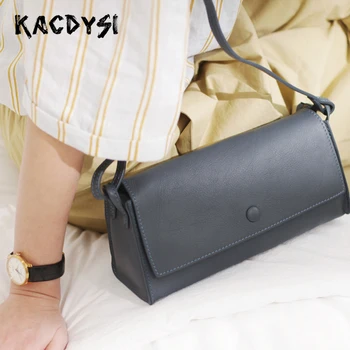 

Genuine Cowhide Leather Retro Small Women Cross Shoulder Bag Luxury High Quality Girl Messenger Bag Modern Stylish Satchel Purse