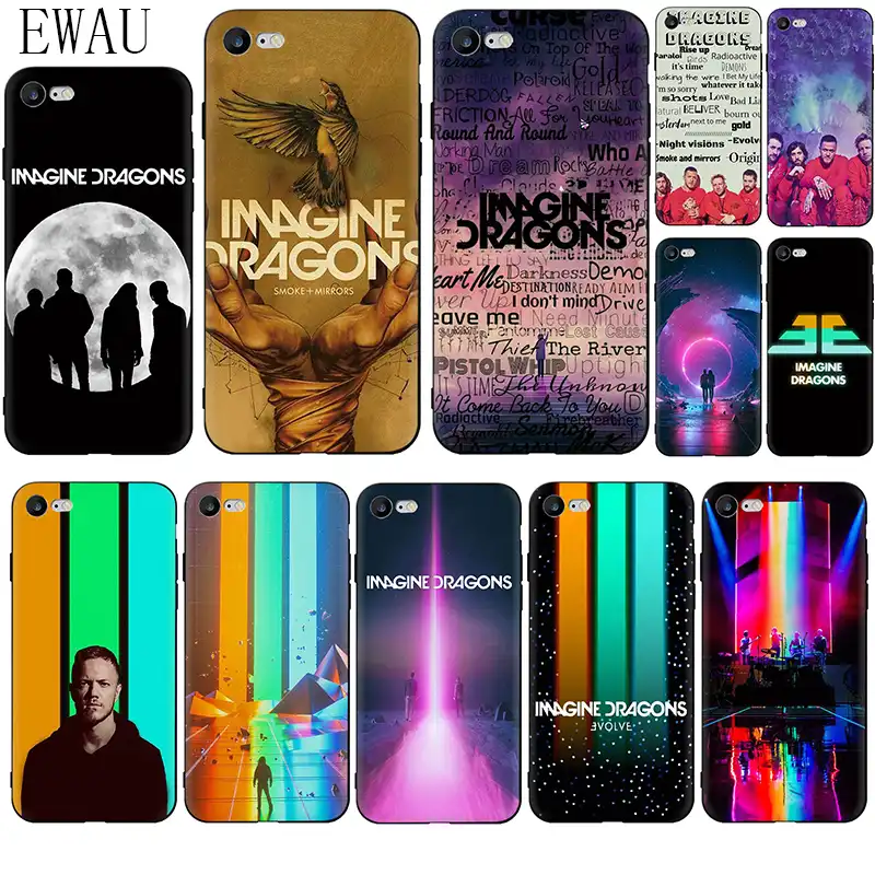 Ewau Imagine Dragons Soft Silicone Phone Case For Iphone 12 Mini X Xr Xs 11 Pro Max Se 2020 5 5s Se 6 6s 7 8 Plus Phone Case Covers Aliexpress aliexpress