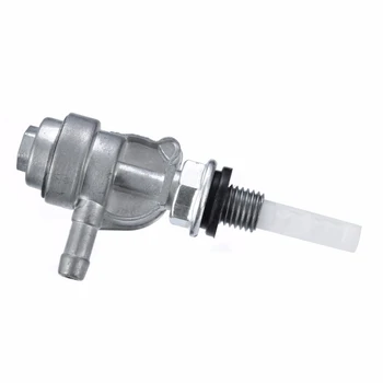 

ON/OFF Fuel Shut Off Valve Shutoff Tap Gasoline Generator Gas Tank Fuel Switch Valve Pump 1/4" Hose Barb M10x1.25 Valve Tap