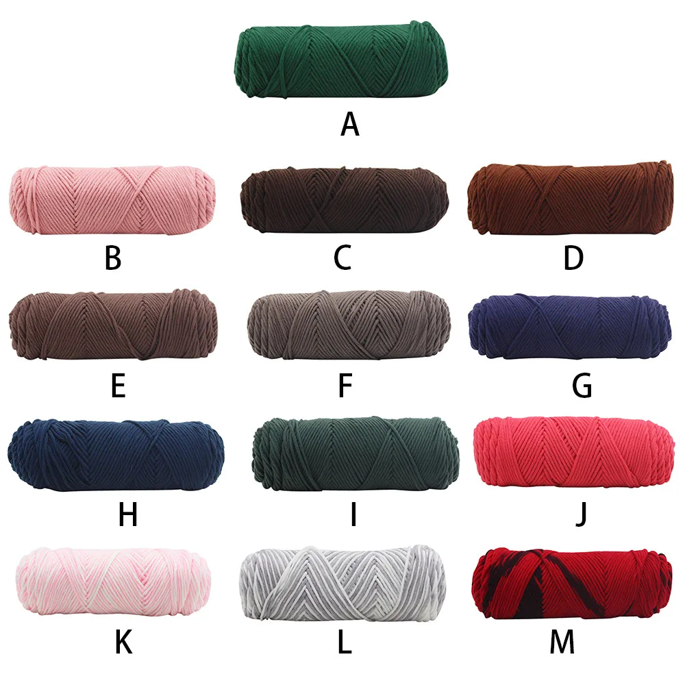 High Quality 100g Coarse Wool Woolen Scarf Knitted Wool Hand-woven Blanket Yarn Crochet Yarn Lover Cotton Yarn