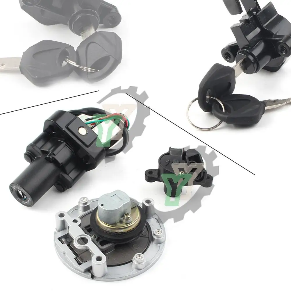 

YZF Motorcycle Gas Fuel Tank Cap Cover Seat Ignition Switch Start Lock Contact Key Set For Yamaha YZF1000R 600R XJR600 XJR400