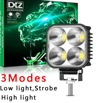

12W LED Work Light 3 Modes Strobe Led Bar Car Truck Boat Offroad Driving