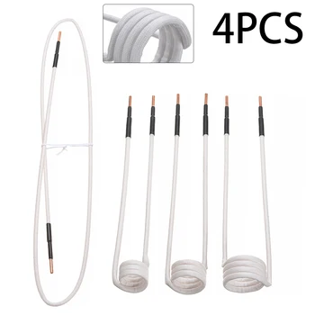 

New 4pcs Mini Magnetic Heater DIY Induction Coils Induction Coil Magnetic Induction Heater Kit Flameless Heat Accessories