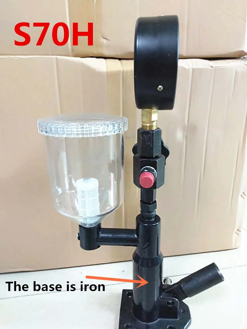 US $122.44 S70H Common Rail Diesel Injector Nozzle Validator Fuel Nozzle Injector Tester Good QualityManual Diesel Booster Pump