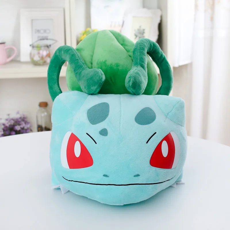 Мягкие плюшевые игрушки Bulbasaur милые высококачественные аниме куклы для детей