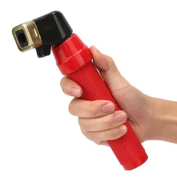 1pcs 400A Electrode Holder Welding Holder Red Handle Vise Arc Welder Cable Connection for Welding Home Repair Power Tool Parts