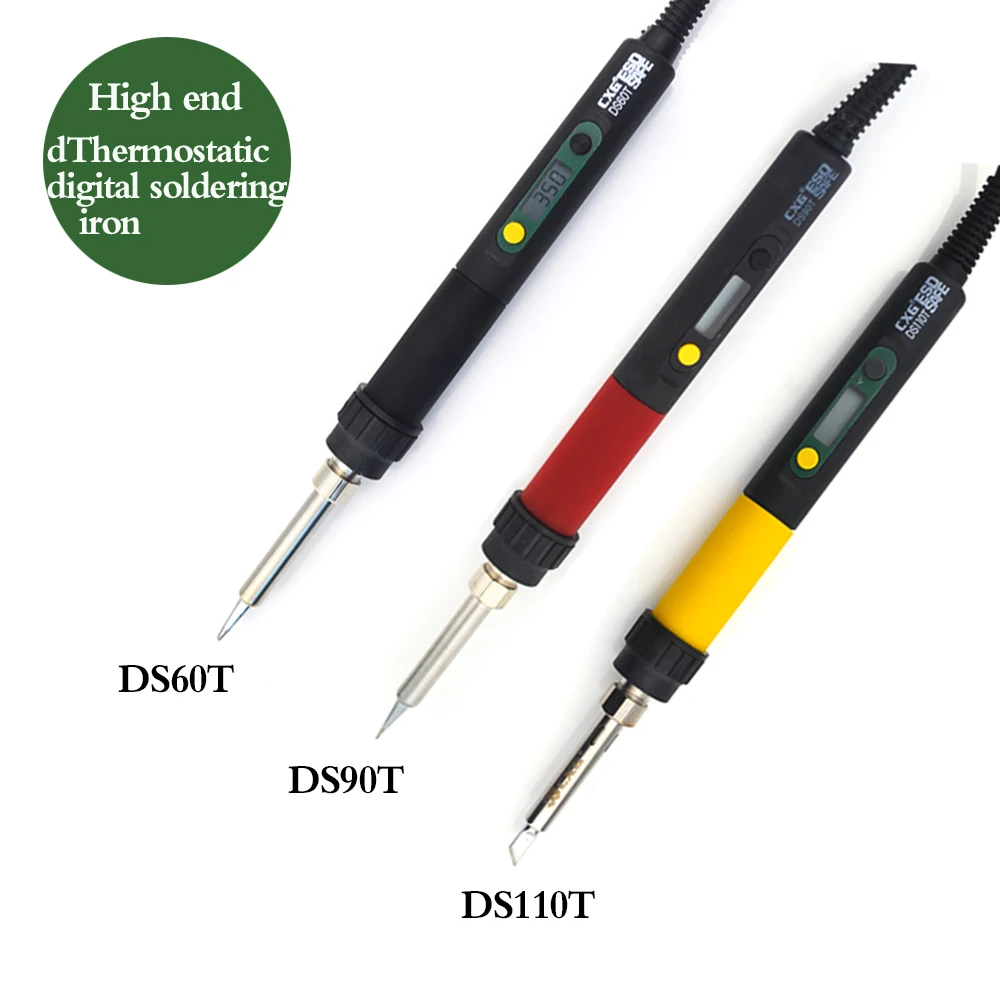 

Clearance specials DS60T/DS90T/DS110T digital constant temperature soldering iron anti-static ceramic heater sleep 110V/220V