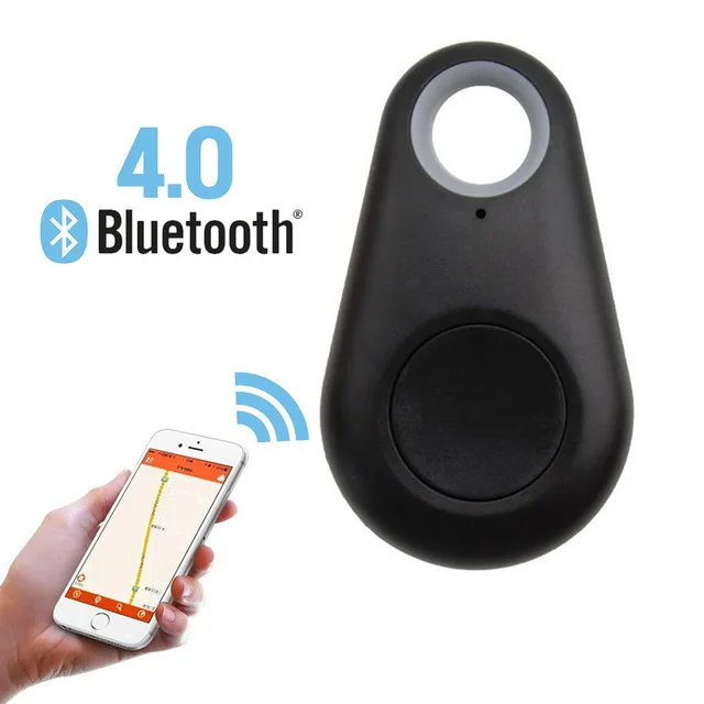 Black Умный Bluetooth трекер для домашних животных, gps камера, локатор для собак, портативный сигнальный трекер для ключей, сумка, подвеска - Цвет: Black