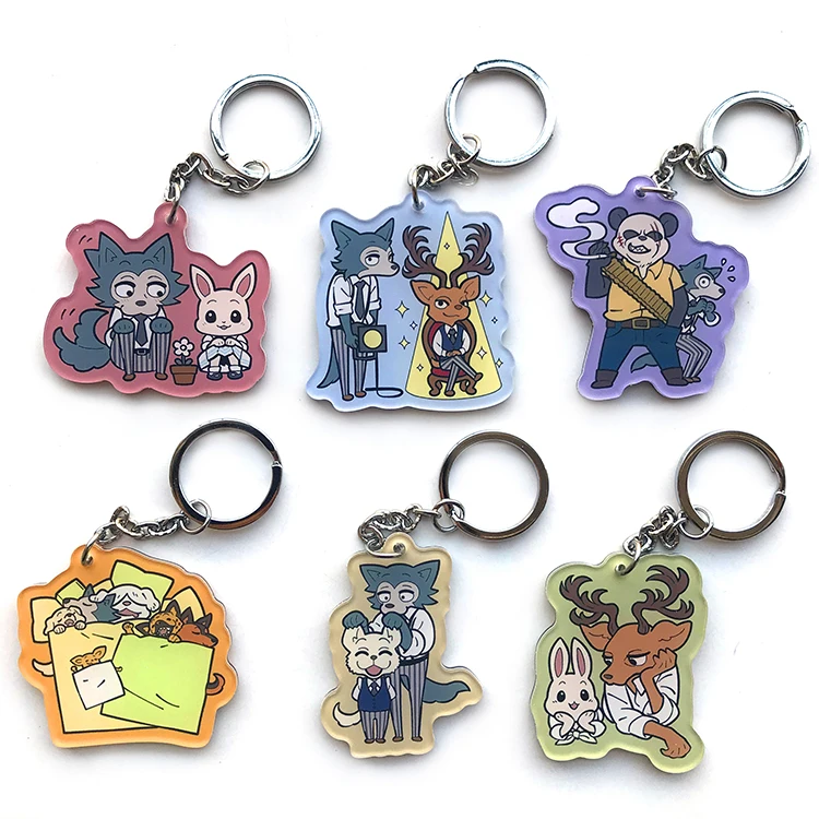 Япония Аниме BEASTARS Луи легоси гухин Хару Джоно Джек Косплей акриловый брелок сумки кулон брелок игрушка Рождественский подарок