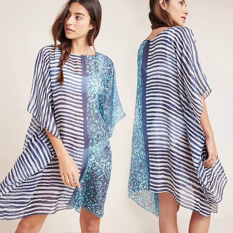 Chiffon Beach Cover up Tunics for Beach Long Kaftan Bikini Cover up Robe de Plage Sarong Chiffon Beach Cover up Tunics for Beach Long Kaftan Bikini Cover up Robe de Plage Sarong