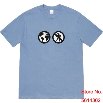 

Sureme 2020ss SAVE THE PLANET T-Shirt Men Women Couples High Quality Tees 100% Cotton Short Sleeve T-Shirt Men