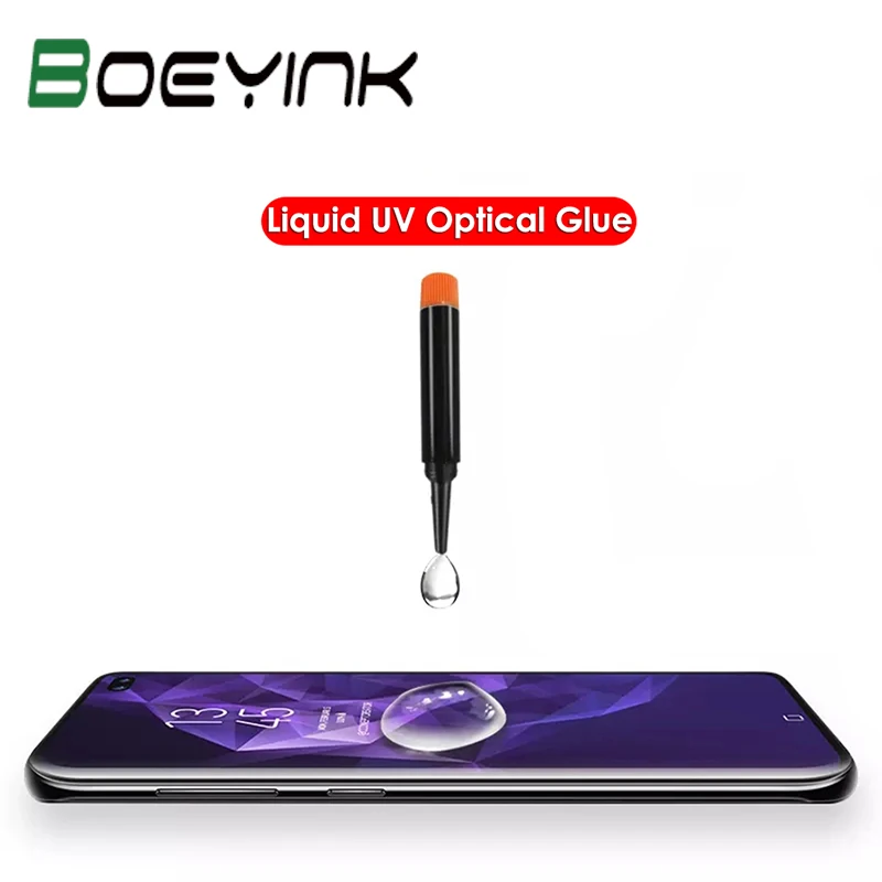 1000 шт УФ-жидкий клей для Samsung Galaxy S20 S10 S8 S9 Plus Note 8 9 10 плюс 5G iPhone 11 Pro Max XS 6 7 | Мобильные