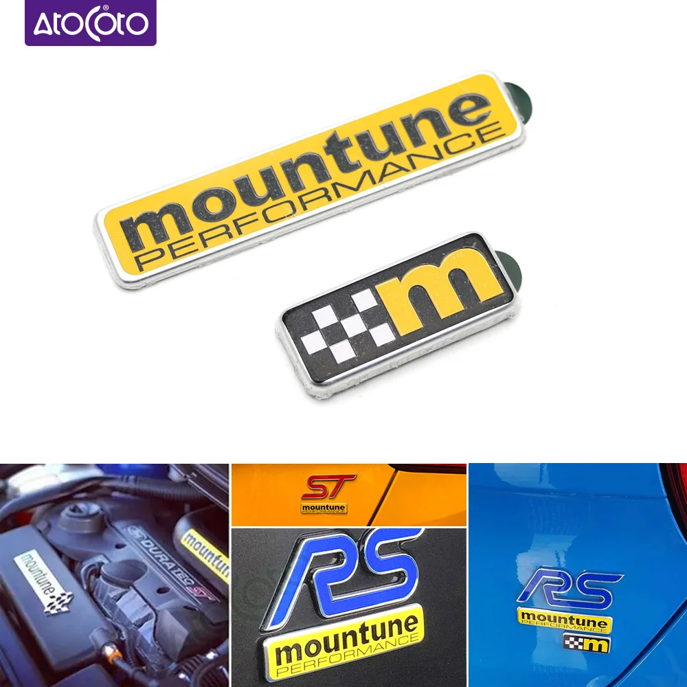 Автостайлинг наклейка с эмблемой RS ST для Ford Fiesta Mountune Performance логотип обновление