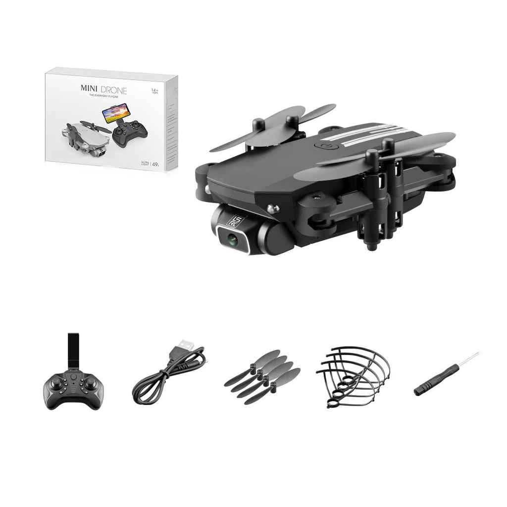 2020 New 2.4G RC Drone Toy Foldable Quadcopter Toys Remote Control Drones FPV 480P/1080P/4K HD Foldable Quadcopter + Battery 