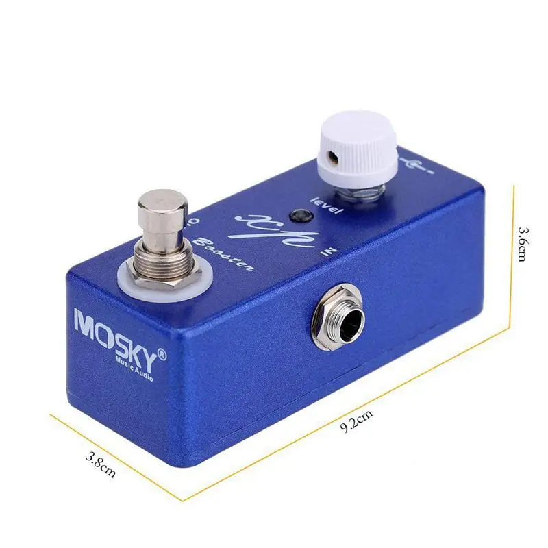 Skup Mosky XP Booster pedał efektów gitarowych Mini pojedyncze Mini czysty wzmacniacz z true bypass przełączania części do gitary i akcesoria