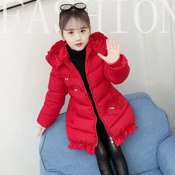 

Girls Winter Cotton Padded Jacket 2020 New Clothes Children Fashion Thick Coat Winter Coveralls Kids Winter Clothes Girls Park