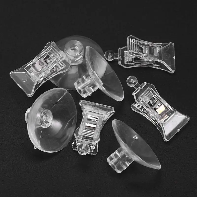 Aquarium Accessories Suction Clip Tank Cup Betta Acrylic Veggie Feeding Feeder Cover