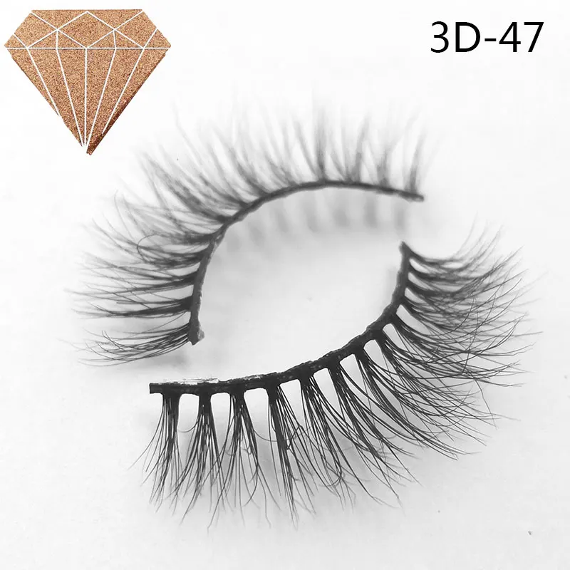 3D-47 Iflovedekd, натуральные 3d норковые ресницы, фирменные ресницы - Цвет: 3D-47