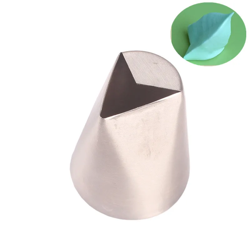 1PCS Leaves Nozzles Stainless Steel Icing Piping Tips Pastry For Cake Decorating Fondant Tools F05 | Дом и сад