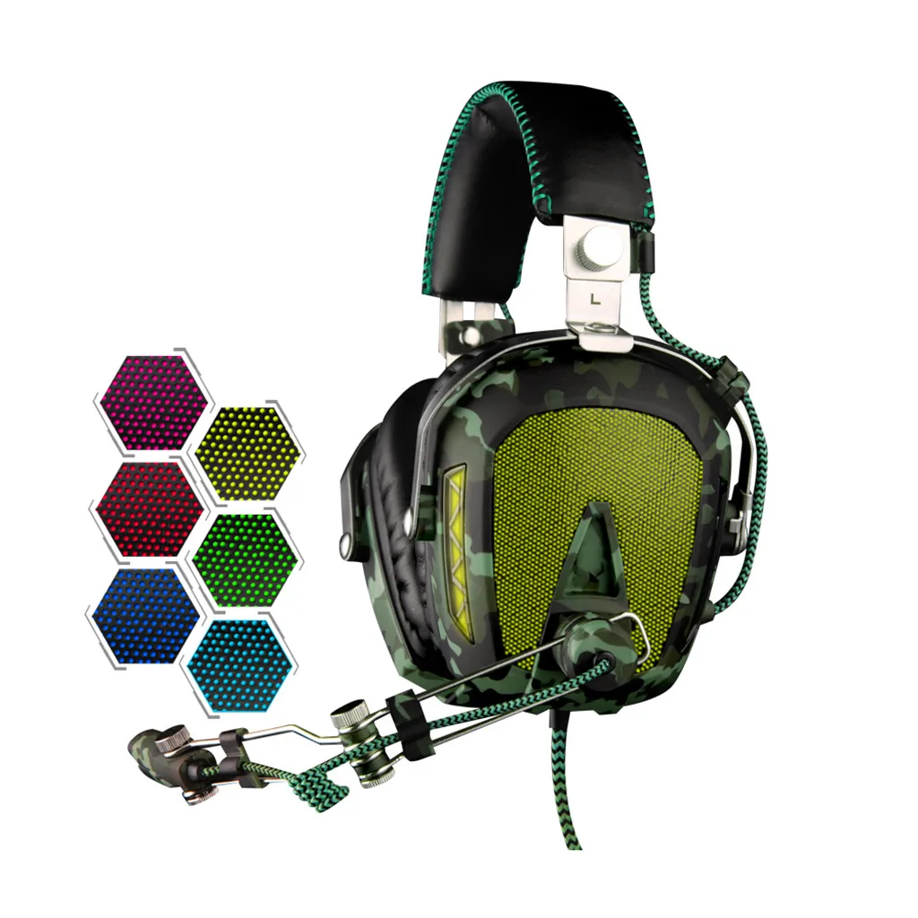 SADES A90 Wired Gaming USB Headphones Microphone 7.1 Channel Earphone Headset