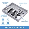 Multipurpose Cutlery Silverware Kitchen Utensil Drawers Organizer Block Holder Knives Forks Spoon Spice Bottle Storage Rack Tray 3