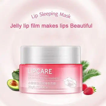

Lip Sleeping Mask Exfoliator Lips Balm Moisturizer Nourish Lip Plumper Enhancer Vitamin Skin Care Night Cream