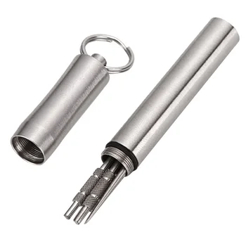 

Mini Mobile Toothpick Case Portable Stainless Steel Toothpick Holder Easy To Carry FKU66