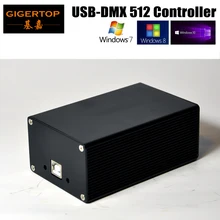 TIPTOP HD512 USB DMX 512 ключ сценический светильник PC/коробка для SD карты контроллер SD512III USB источник питания 512 выход DMX каналы CE ROHS